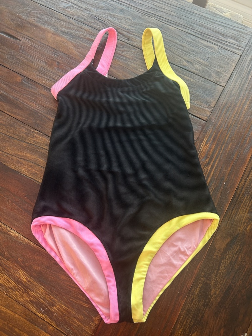 Beach Riot Pink Scoop Neck Swim Top
